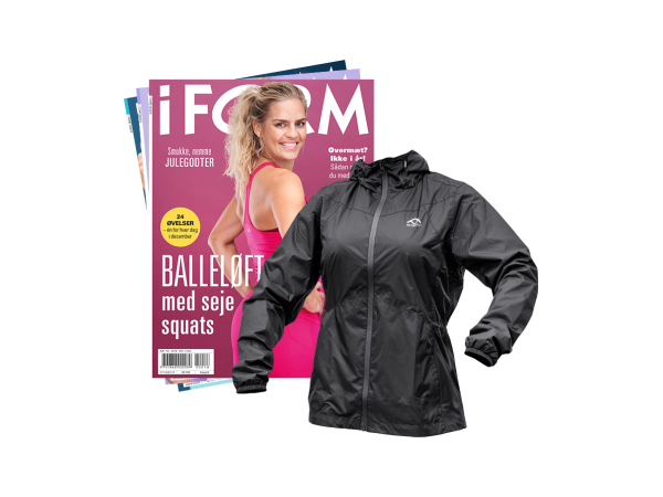 Active Fit fritidsjakke og 4 numre af I FORM
