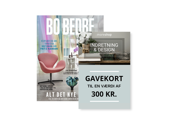 Gavekort til Moreshop og BO BEDRE