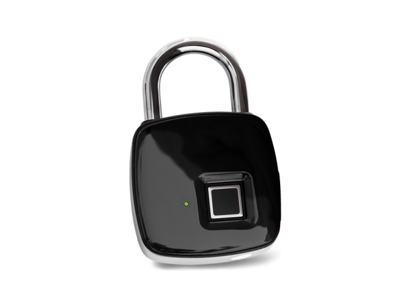 Hængelås med fingeraftryk og HISTORIE