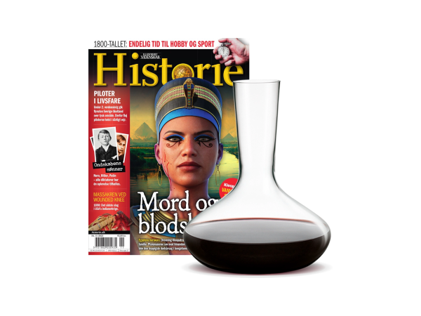 HISTORIE og Holmegaard Cabernet vinkaraffel