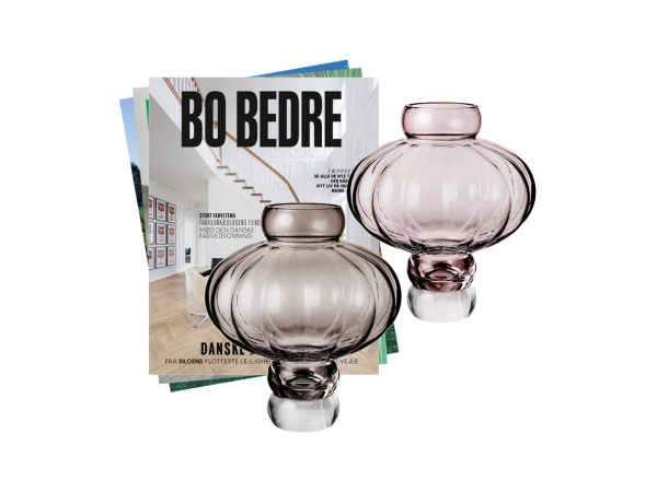 Louise Roe Balloon vase og 5 numre af BO BEDRE