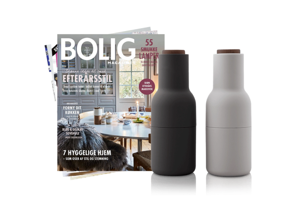 Menu Bottle Grinder og 5 numre af Bolig Magasinet