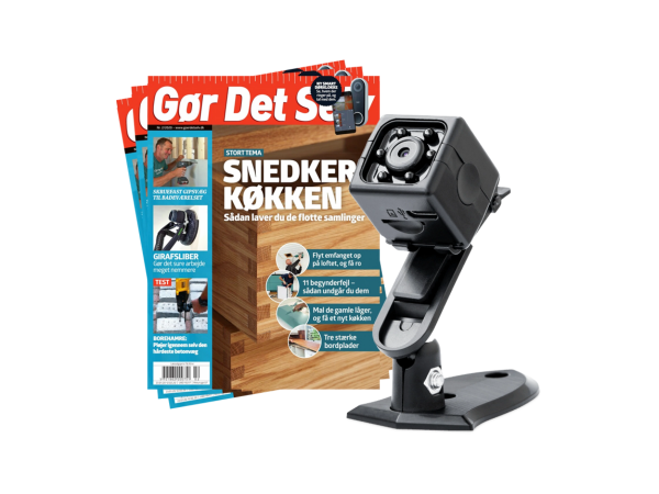 MiniCube kamera og 2 numre af Gør Det Selv