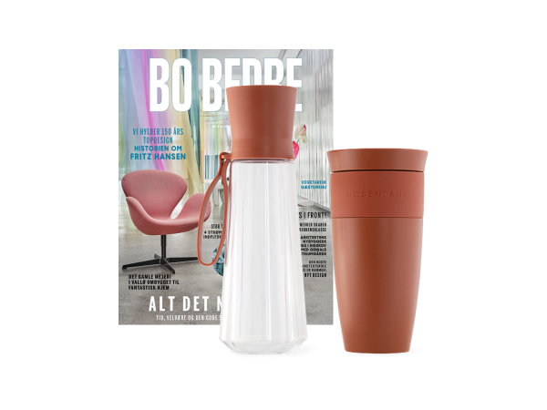 Rosendahl To Go kop og drikkeflaske og BO BEDRE