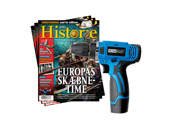 Skruemaskine og 2 numre af HISTORIE